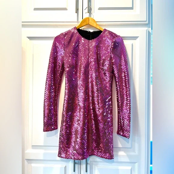 Pink Sequin dress X by NBD in XS - Picture 3 of 3
